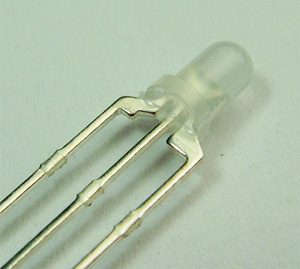 led燈珠3mm 紅-翠綠雙色共陽霧狀